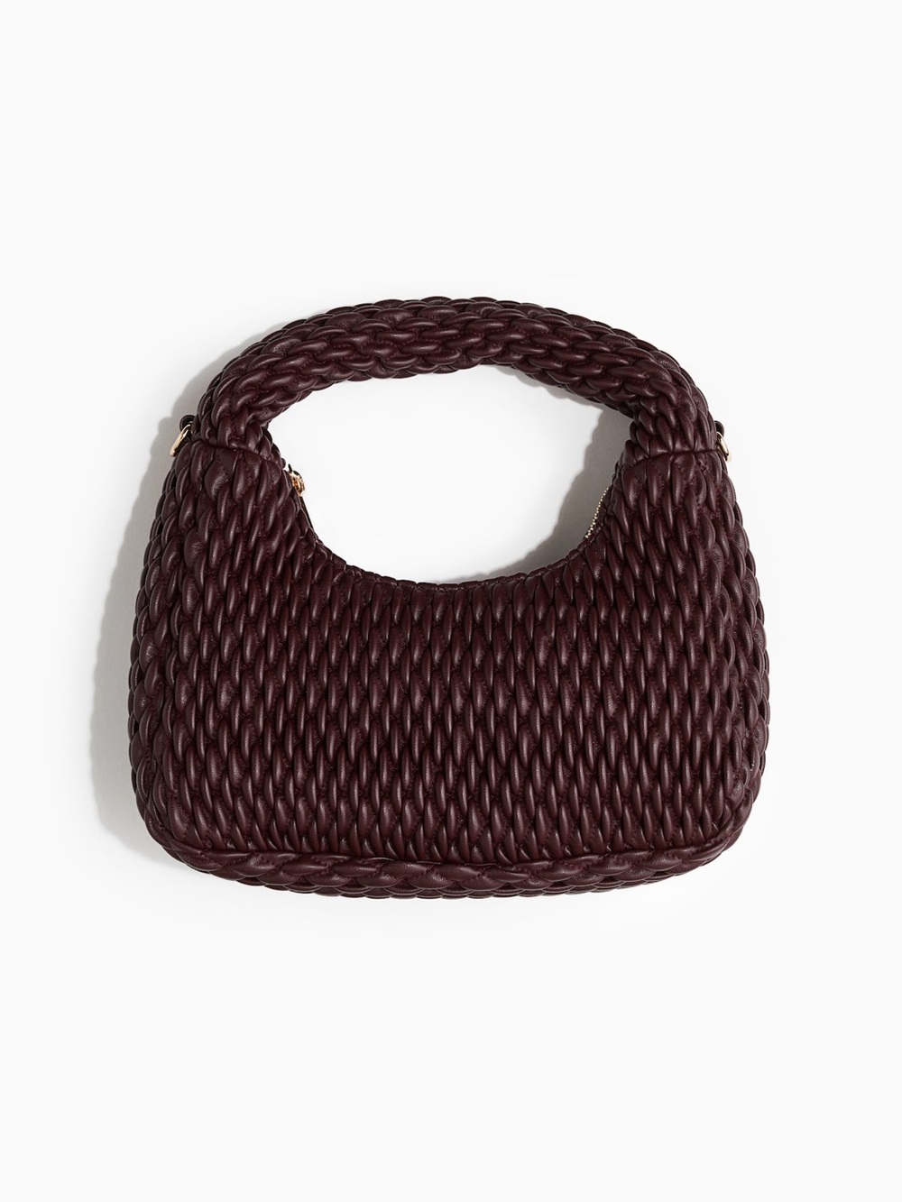 H&M Quilted Crossbody Fall Magenta Bag